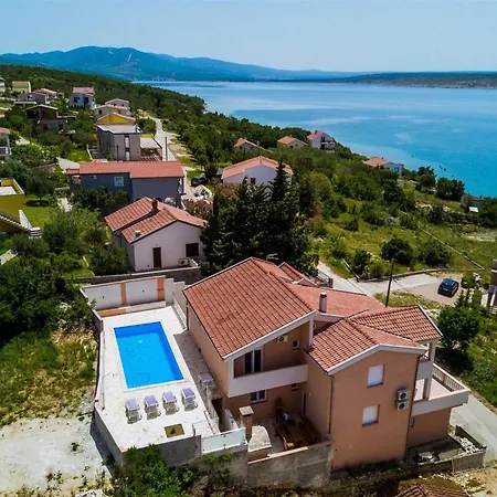 My Dalmatia - Sea View Maja With Private Heated Pool 马斯莱尼察